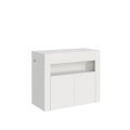 Console extensible 90x42/302 Evolve avec banquette inférieure 72x26/300 par Itamoby