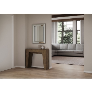 Console étroite - Console extensible 90x25/181 cm Frêne blanc