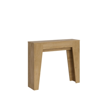 Console étroite - Console extensible 90x25/181 cm Frêne blanc