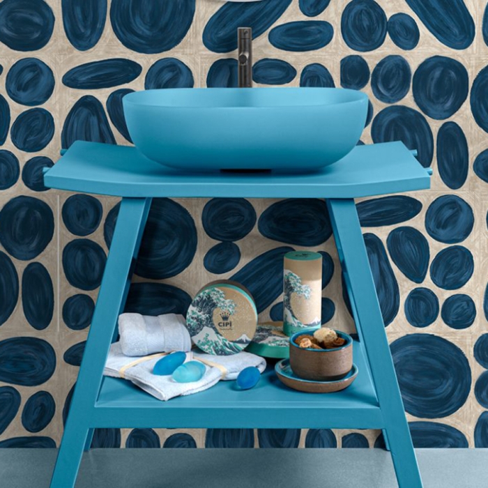 Console Zen XL CP880ZXL en bois de teck récupéré et ciré par Cipì