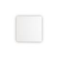Applique COVER AP D15 carrée blanche par Ideal Lux