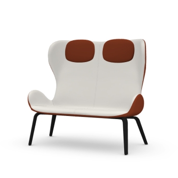 Canapé Dalia DV/DVE LN TS avec structure en bois et assise rembourrée par Midj