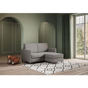 Canapé 2 places Karay avec pouf par Ityhome