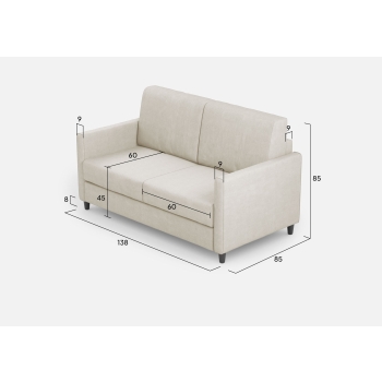 Canapé 2 places Karay par Ityhome