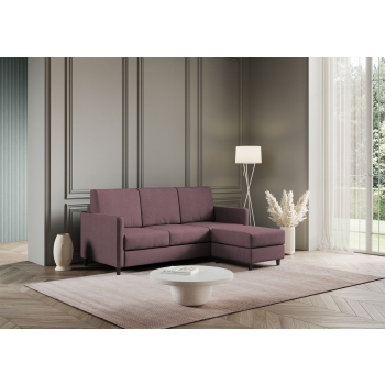 Canapé 3 places Karay avec pouf par Ityhome
