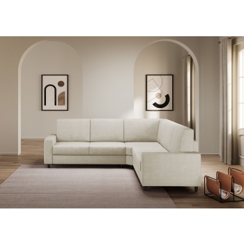 Canapé d'angle Sakar 2 places avec canapé 2 places par Ityhome