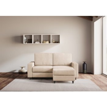 Canapé 2 places Sakar avec pouf par Ityhome