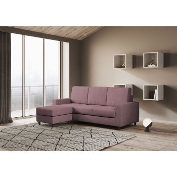 Canapé 3 places Sakar avec pouf par Ityhome