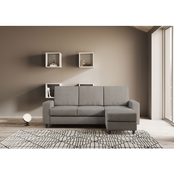 Canapé 3 places Sakar avec pouf par Ityhome