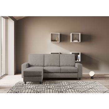 Canapé 3 places Sakar avec pouf par Ityhome