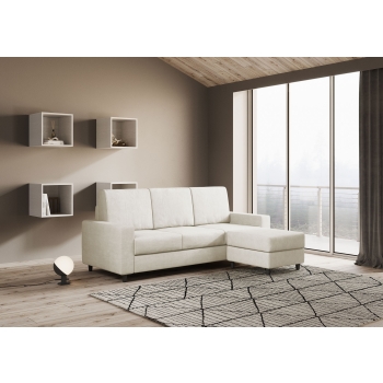 Canapé 3 places Sakar avec pouf par Ityhome