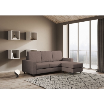 Canapé 3 places Sakar avec pouf par Ityhome