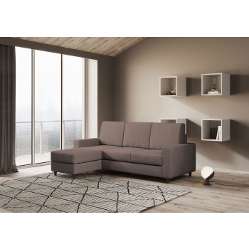 Canapé 3 places Sakar avec pouf par Ityhome