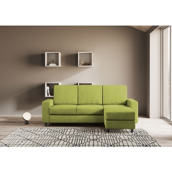 Canapé 3 places Sakar avec pouf par Ityhome