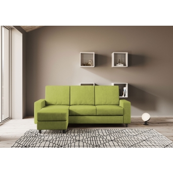 Canapé 3 places Sakar avec pouf par Ityhome