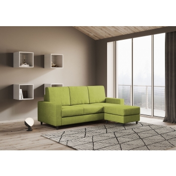 Canapé 3 places Sakar avec pouf par Ityhome
