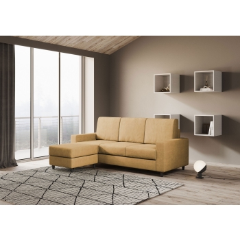 Canapé 3 places Sakar avec pouf par Ityhome
