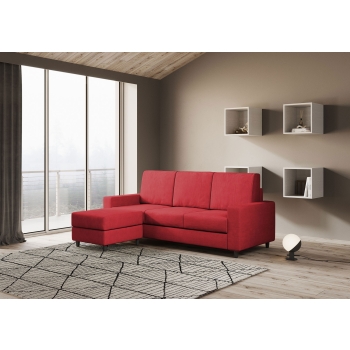 Canapé 3 places Sakar avec pouf par Ityhome