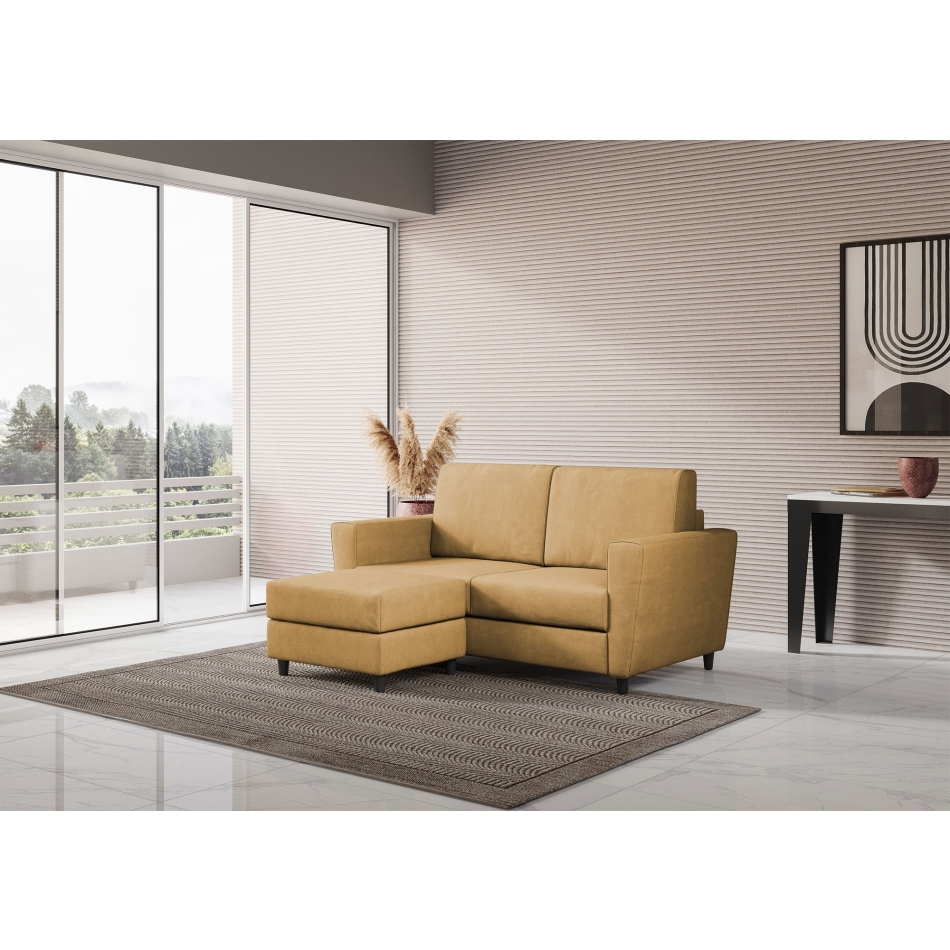 Canapé 2 places Yasel avec pouf par Ityhome
