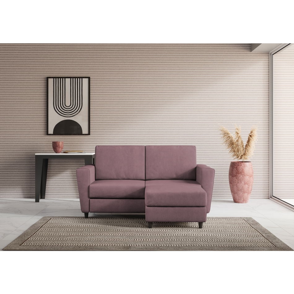 Canapé 2 places Yasel avec pouf par Ityhome