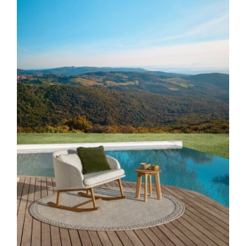 Chaise longue Cleo Soft Wood par Talenti