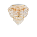 Lustre de plafond en laiton DUBAI PL6 par Ideal Lux 
