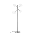 Lampadaire chromé EQUINOXE PT4 par Ideal Lux
