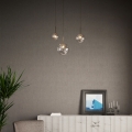 Lustre suspension EQUINOXE SP1 D15 en laiton par Ideal Lux