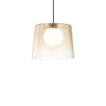 Suspension ambre FADE SP1 par Ideal Lux