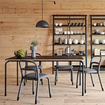 Lampe à suspension ou lampadaire Bolle avec socle en béton par Midj