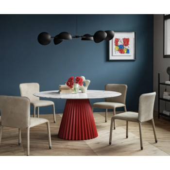 Lampe à suspension ou lampadaire Bolle avec socle en béton par Midj