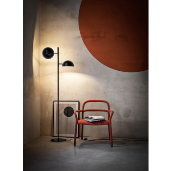 Lampe à suspension ou lampadaire Bolle avec socle en béton par Midj
