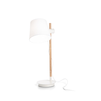 Lampe de table blanche AXEL TL1 par Ideal Lux