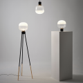 Lampe de table, lampadaire ou suspension en métal Ghost par Midj