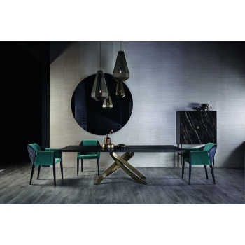 Lampe Pandora de Bontempi avec suspension laquée