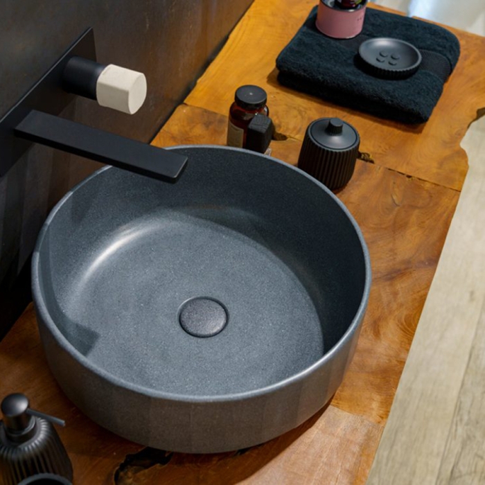 Lavabo Castle Grey de Cipì en Blue Sand Stone