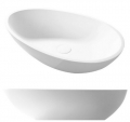 Cipì Uovo Basin CP950SO lavabo à poser en Solid Surface Istone