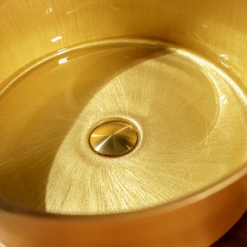 Évier Gala Basin CP950GA de Cipì en verre soufflé et décorations en résine