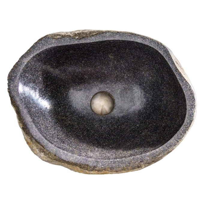 Évier Joya XL CP950JOYA de Cipì en pierre de rivière naturelle