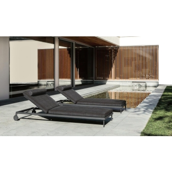 Chaise longue Cleo Soft Alu de Talenti