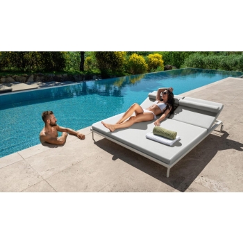 Chaise longue Cleo Soft Alu de Talenti
