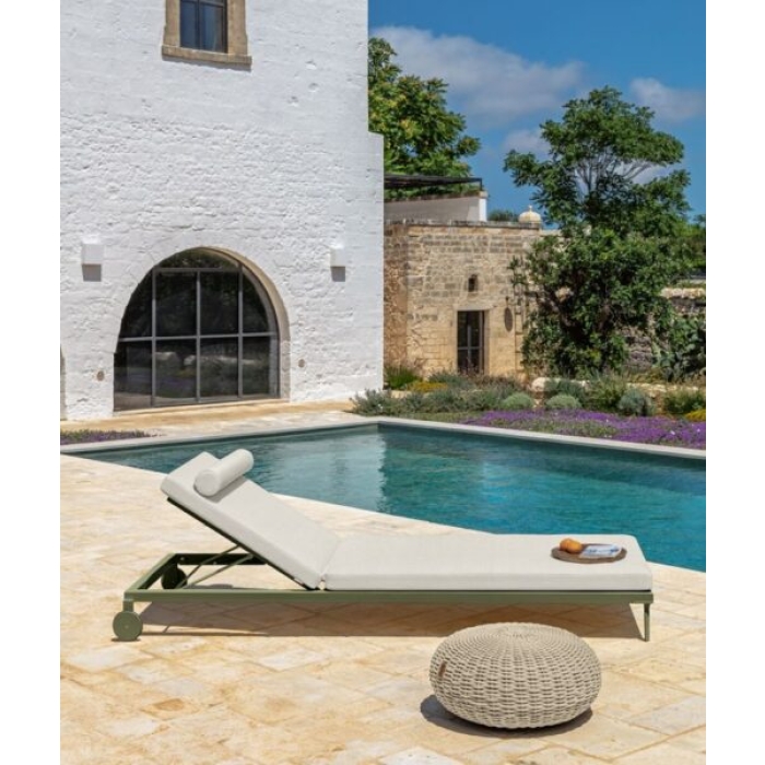 Chaise longue Cleo Soft Alu de Talenti