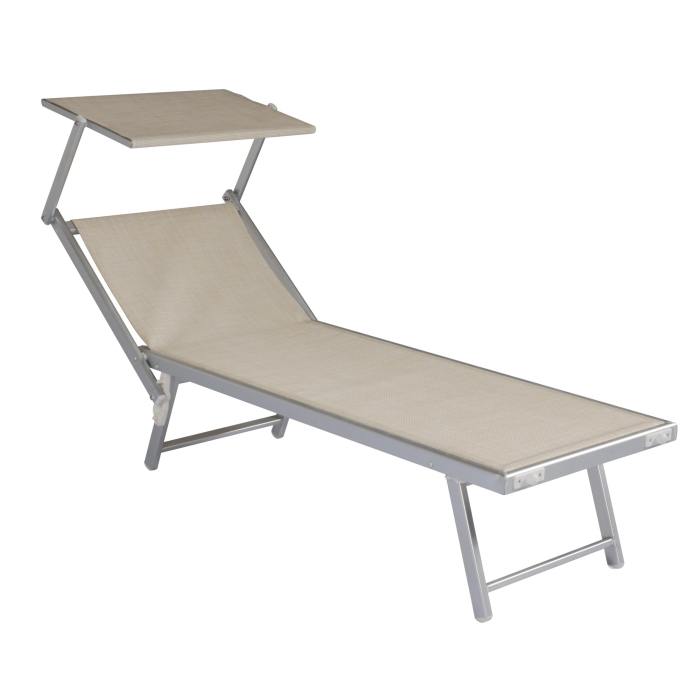 Chaise longue à baldaquin Greenwood Sand 