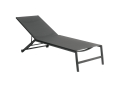 Chaise longue à roulettes Greenwood anthracite
