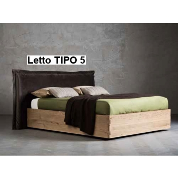 Pegaso lit de lit Altacorte avec tête de lit rembourrée couvert