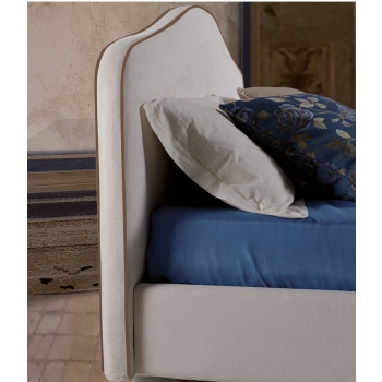 Lit romantique Lettissimi en tissu ou en éco-cuir