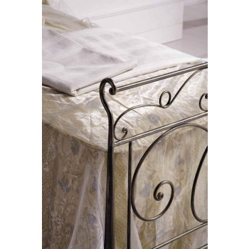 Lit simple Aida en fer forgé fabriqué à la main