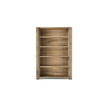 Bibliothèque ouverte en bois