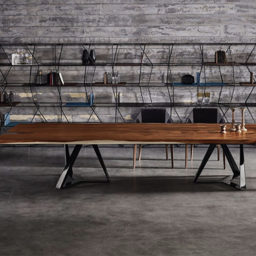 Bibliothèque Lexingtong Bontempi avec étagères