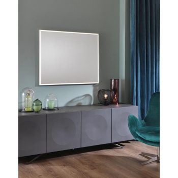 Miroir mural lumineux Lumen L par Stones